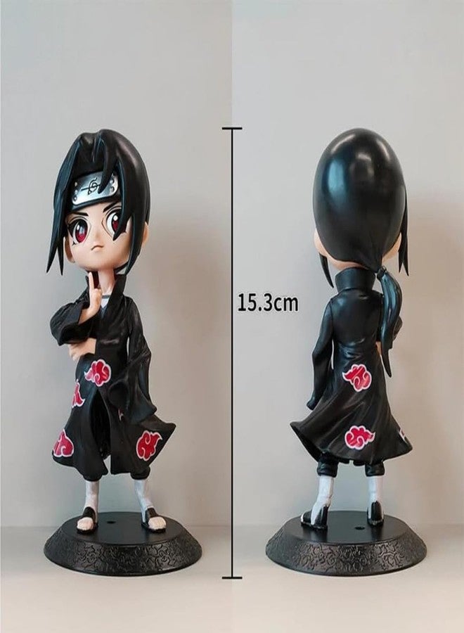 FowWelt Anime Cartoon Character Q Posket Action Figure | Limited Edition | Attractive Lightweight Durable Toy Figures for Home Decors Office Desk and Study Table - Itachi - Image 3